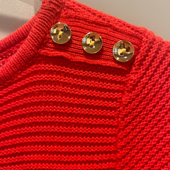 H&M Sweater Dress Women’s Red Small - Picture 3 of 10